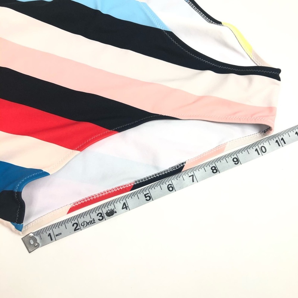 Cupshe Colorful Stripe One Piece Swimsuit Small - Picture 5 of 12